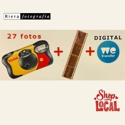 Pack Kodak Fun Saver 27 più rivelato e digitale Barcellona