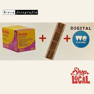 Pack Kodak Gold 36 más revelado y digital Barcelona