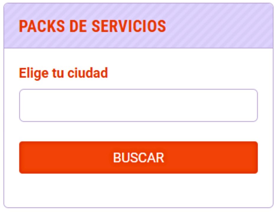 Buscador Packs de servicios - Its Packstime!