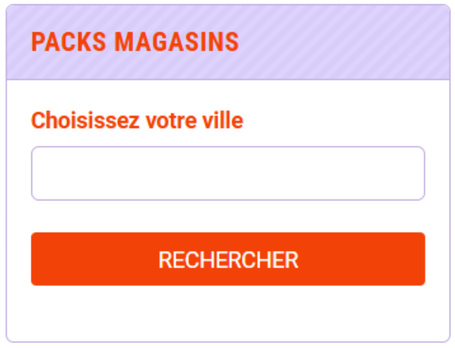 Choisissez votre ville - It´s Packstime!