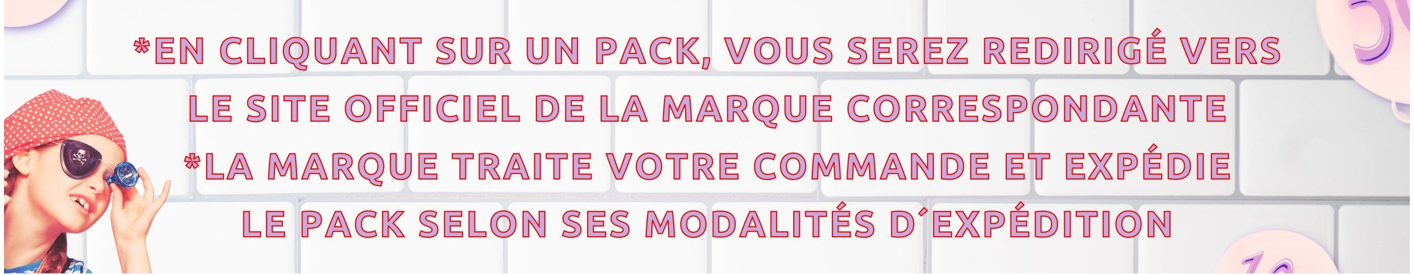 Message packs de produits - Its Packstime!
